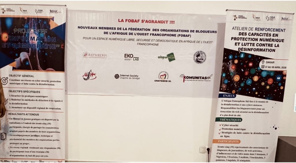 Formation sur la Sécurité Numérique et la Lutte contre la Désinformation : Un Pas de Plus pour les Blogueurs d’Afrique de l’Ouest